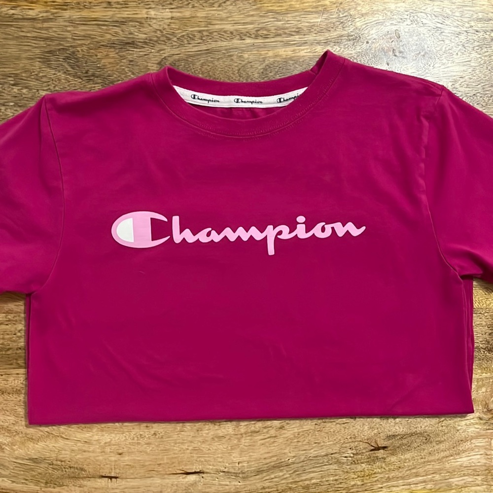 Champion hot pink tee